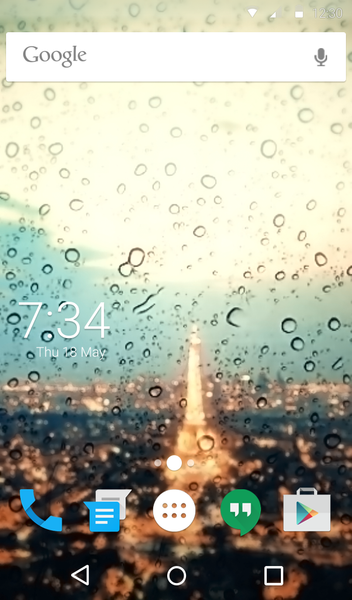 Rainy Night Keyboard Wallpaper - Image screenshot of android app
