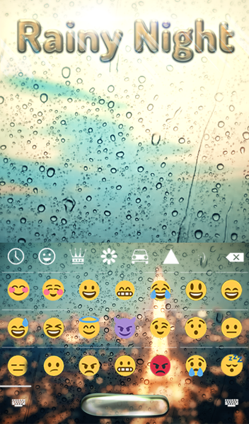 Rainy Night Keyboard Wallpaper - عکس برنامه موبایلی اندروید
