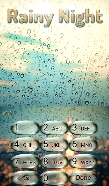 Rainy Night Keyboard Wallpaper - عکس برنامه موبایلی اندروید