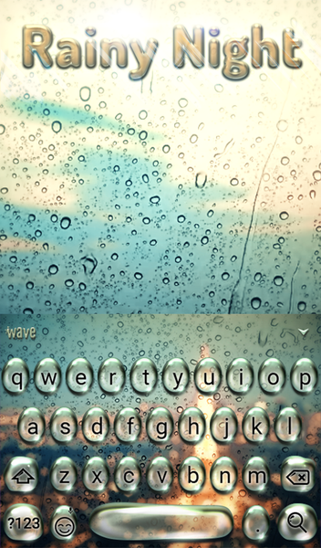 Rainy Night Keyboard Wallpaper - عکس برنامه موبایلی اندروید