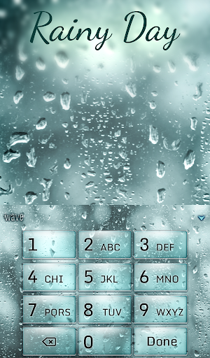 Rainy Day Live Wallpaper Theme - عکس برنامه موبایلی اندروید
