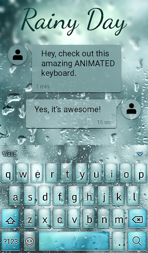 Rainy Day Live Wallpaper Theme - عکس برنامه موبایلی اندروید