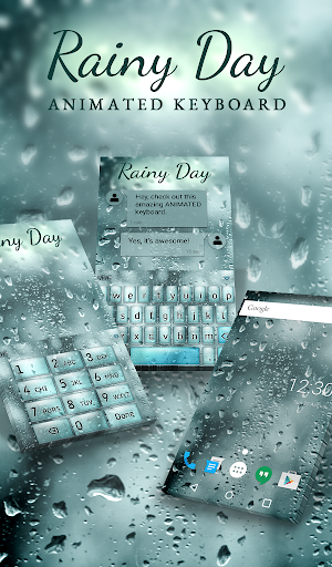 Rainy Day Live Wallpaper Theme - Image screenshot of android app