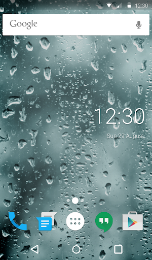 Rainy Day Live Wallpaper Theme - عکس برنامه موبایلی اندروید
