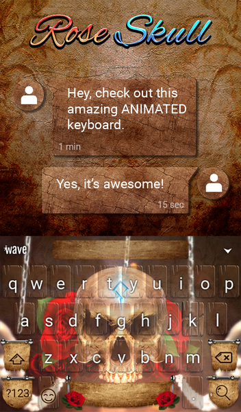 Rose Skull Wallpaper - عکس برنامه موبایلی اندروید