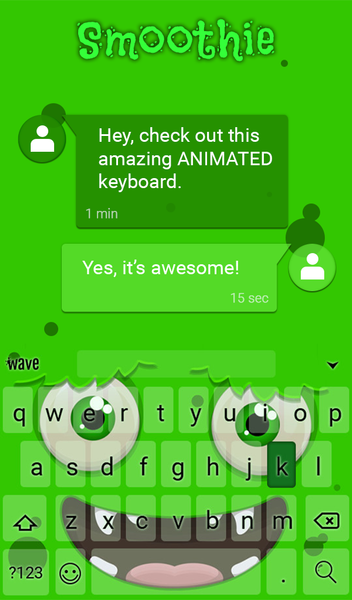 Smoothie Keyboard & Wallpaper - عکس برنامه موبایلی اندروید