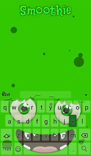 Smoothie Keyboard & Wallpaper - Image screenshot of android app