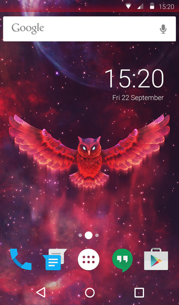 Space Owl Keyboard & Wallpaper - عکس برنامه موبایلی اندروید