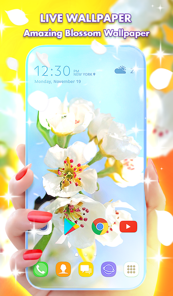 Spring Blossom Wallpaper Theme - Image screenshot of android app