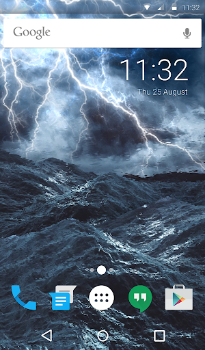 Stormy Sea Keyboard Wallpaper - Image screenshot of android app