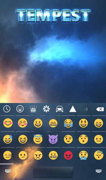 Tempest Keyboard & Wallpaper - عکس برنامه موبایلی اندروید