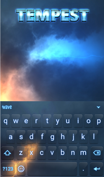 Tempest Keyboard & Wallpaper - Image screenshot of android app