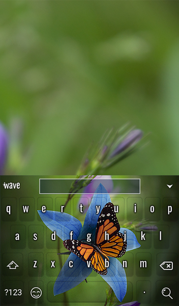 Butterfly Live Wallpaper Theme - Image screenshot of android app