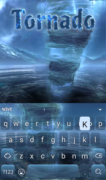 Tornado Live Wallpaper Theme - Image screenshot of android app