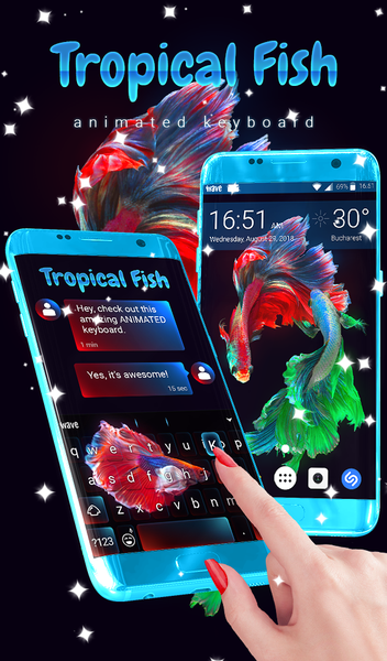 Tropical Fish Live Wallpaper - عکس برنامه موبایلی اندروید