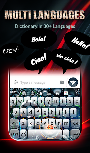 Vortex Keyboard & Wallpaper - عکس برنامه موبایلی اندروید