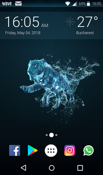 Water Tiger Wallpaper - عکس برنامه موبایلی اندروید