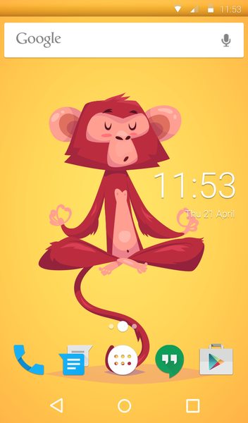 Zen Monkey Animated Keyboard - عکس برنامه موبایلی اندروید