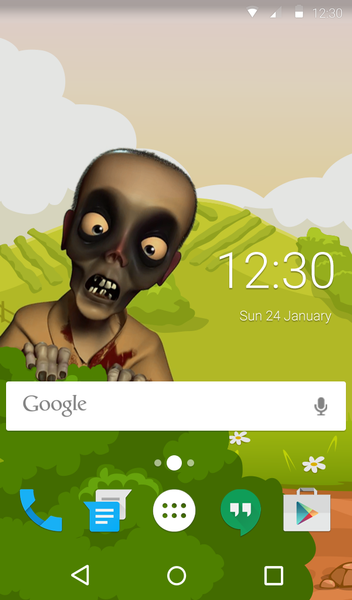 Zombie Keyboard & Wallpaper - عکس برنامه موبایلی اندروید