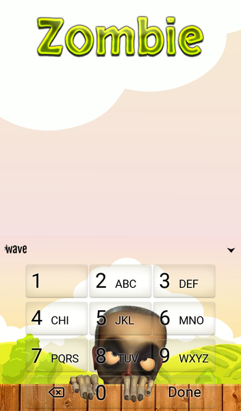 Zombie Keyboard & Wallpaper - عکس برنامه موبایلی اندروید