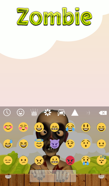Zombie Keyboard & Wallpaper - عکس برنامه موبایلی اندروید