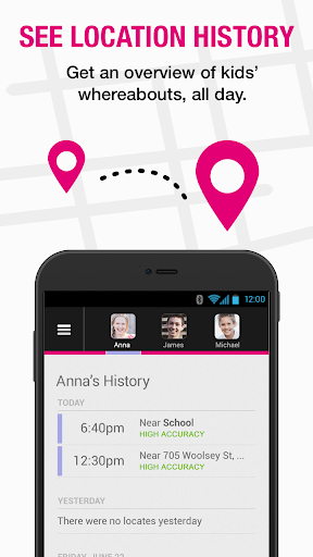 T-Mobile FamilyWhere - عکس برنامه موبایلی اندروید