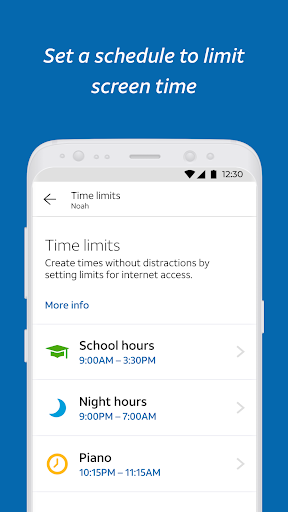 AT&T Secure Family® parent app - Image screenshot of android app