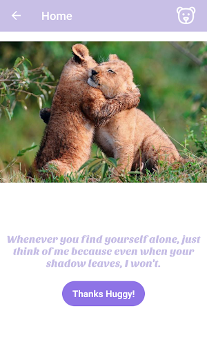 I need hugs - Image screenshot of android app