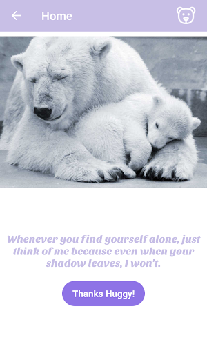 I need hugs - Image screenshot of android app