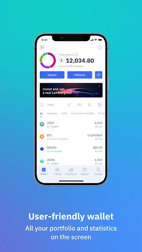 Waves.Exchange - Image screenshot of android app
