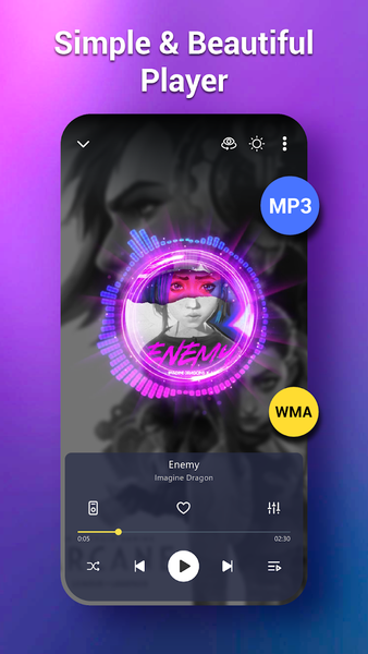S Music Player - MP3 Player - Image screenshot of android app