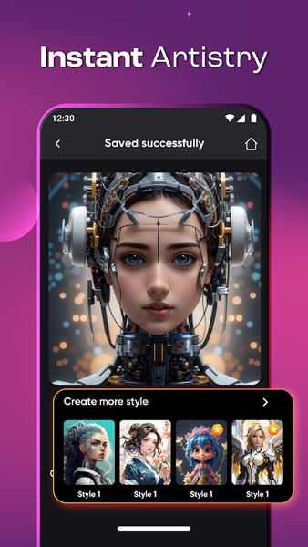 Wavy: Photo Editor & AI Art - عکس برنامه موبایلی اندروید