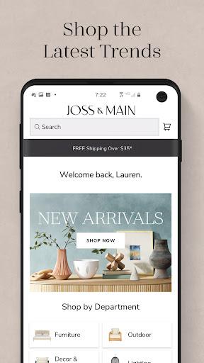 Joss & Main: Furniture & Decor - عکس برنامه موبایلی اندروید