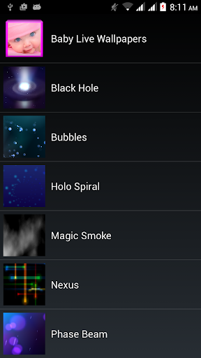 Baby Live Wallpapers - Image screenshot of android app