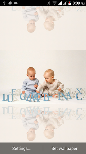 Baby Live Wallpapers - Image screenshot of android app