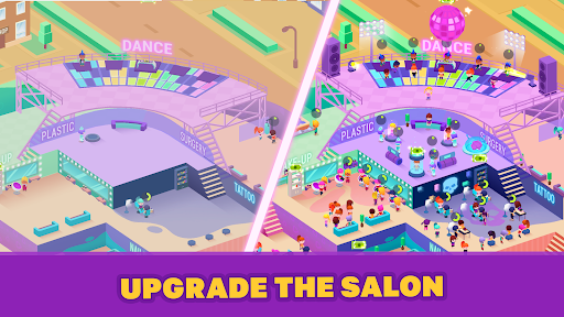 Idle Beauty Salon Tycoon - Gameplay image of android game
