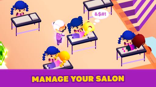 Idle Beauty Salon: Hair and nails parlor simulator - عکس بازی موبایلی اندروید