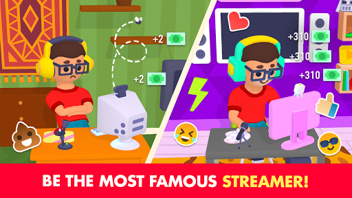 Idle Streamer - Tuber game - عکس بازی موبایلی اندروید