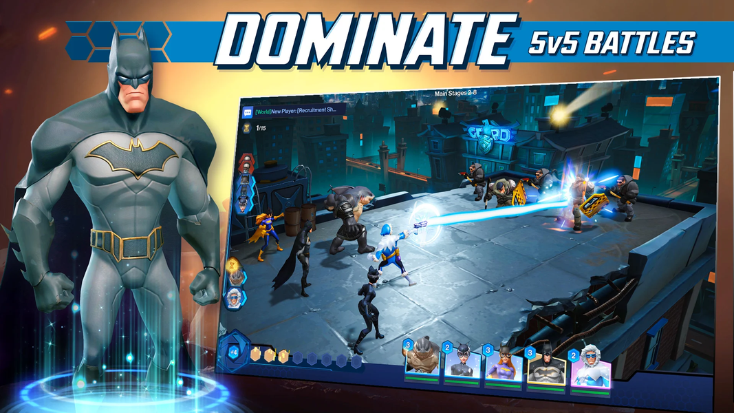 DC Worlds Collide Strategy RPG - عکس بازی موبایلی اندروید