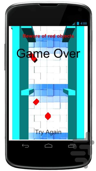 beware cube - Gameplay image of android game