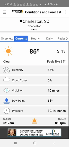 WCBD Weather - Image screenshot of android app