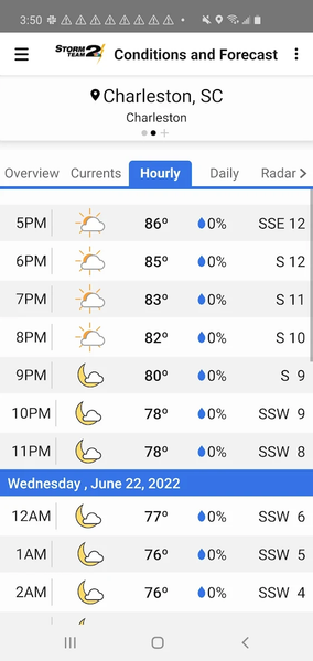 WCBD Weather - Image screenshot of android app