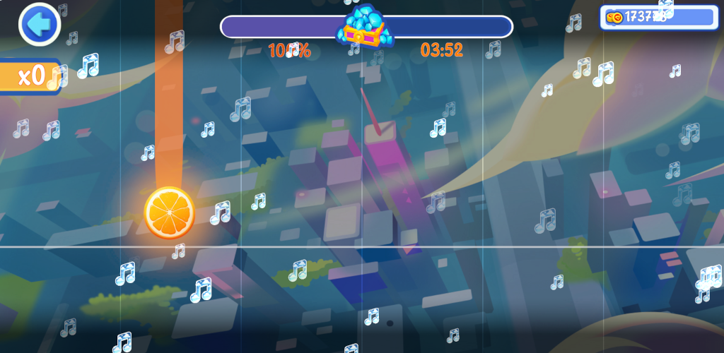 Orpheus Tune: Cadence Voyage - Gameplay image of android game