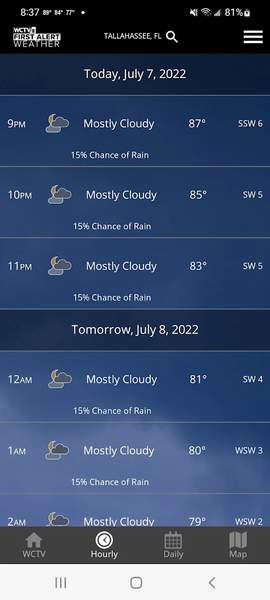 WCTV First Alert Weather - عکس برنامه موبایلی اندروید