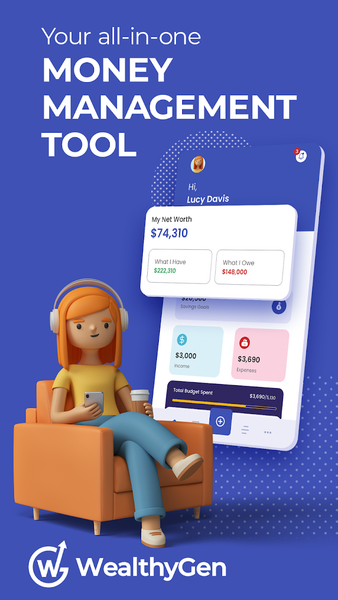 WealthyGen: Net Worth Manager - Image screenshot of android app