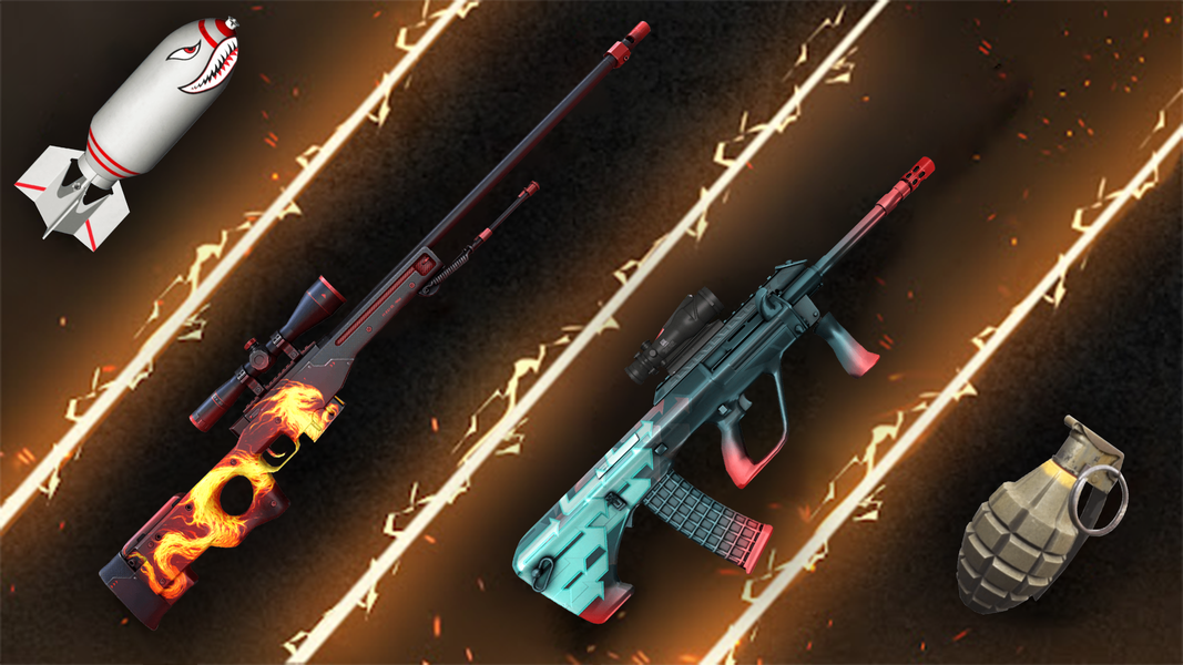 Weapon Gun Simulator 3D: Prank - Gameplay image of android game