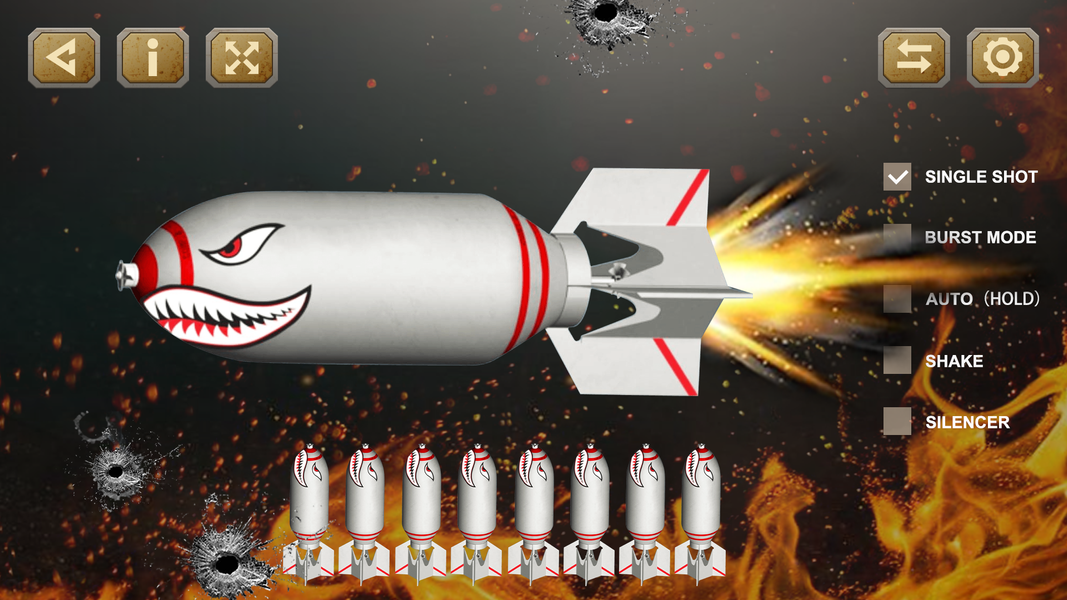 Weapon Gun Simulator 3D: Prank - Gameplay image of android game