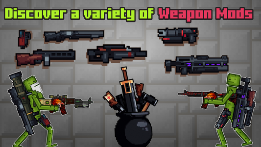 Making a Pixel Gun 3D mod for Melon Playground. I plan to add 30 functional  weapons in version 1. : r/MelonPlaygroundOFC