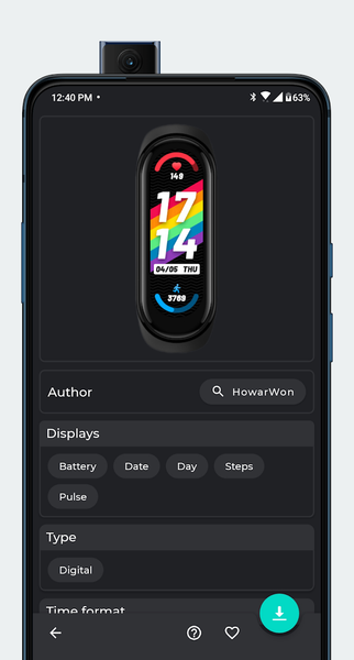 Mi Band 9 Watch Faces - عکس برنامه موبایلی اندروید