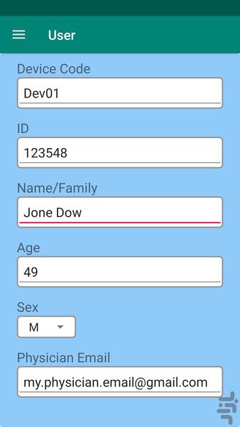 تحلیلگر سیگنال قلب - جم اس ۳ - عکس برنامه موبایلی اندروید